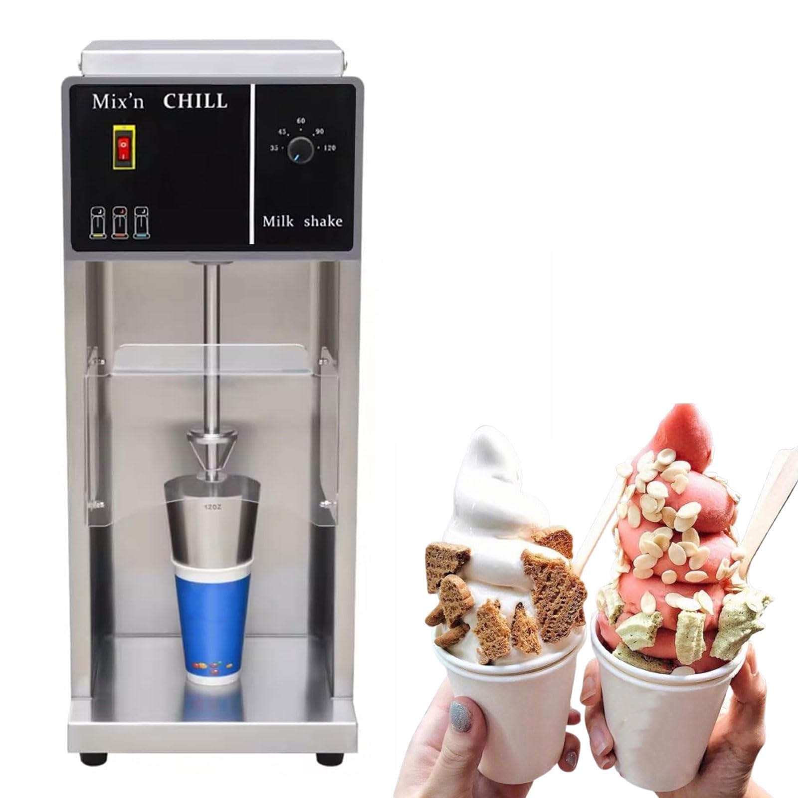 Amazon.co.jp: 【マックフルーリー対応】業務用ソフトクリームマシン